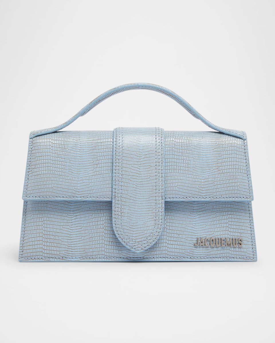 Le Grand Bambino Lizard-Embossed Shoulder Bag
